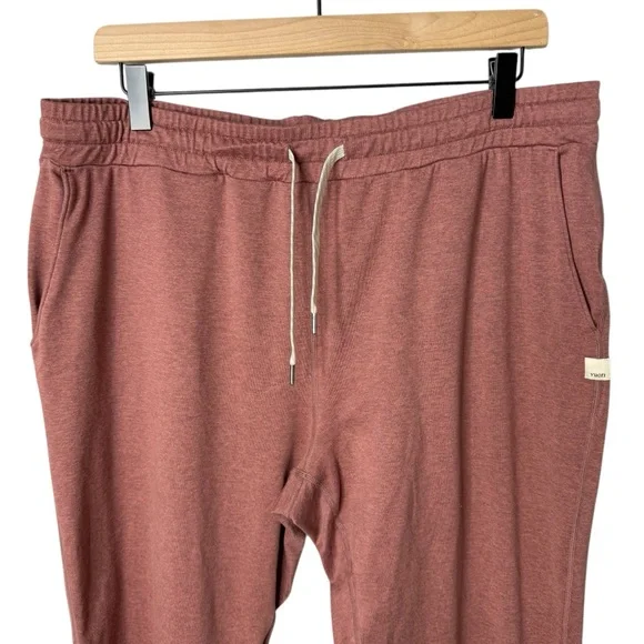 Vuori DreamKnit Performance Joggers Marsala Heather Size XL VW303 - Picture 3 of 6